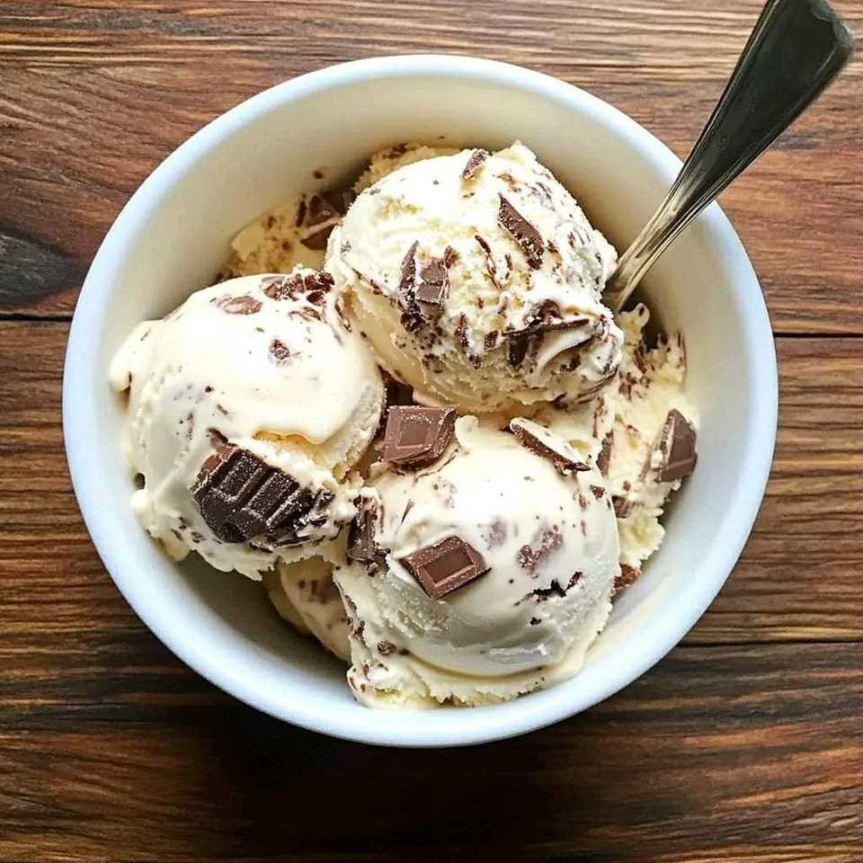 Homemade delicious chocolate ice cream bars 