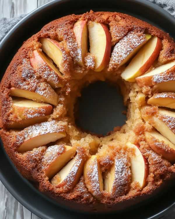 Jewish Apple Cake in Bundt Pan