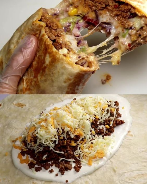 Nacho Cheese Beef Wrap