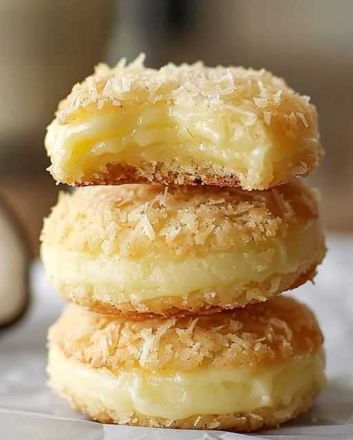 Heavenly Coconut Lemon Curd Cookies: A Perfectly Zesty, Easy-to-Make Treat