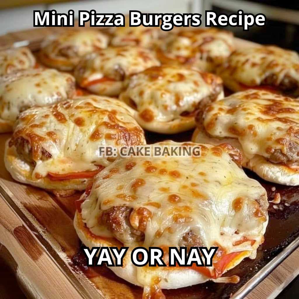 Mini Pizza Burgers Recipe