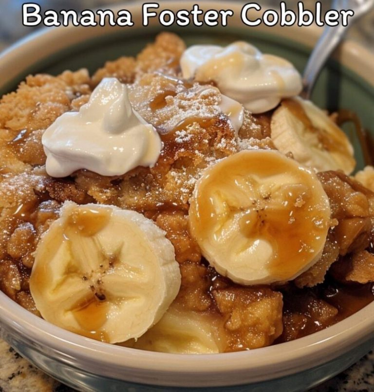 Banana Foster Cobbler