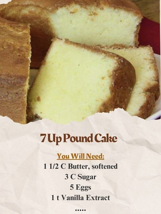 7 Up Pound Cake