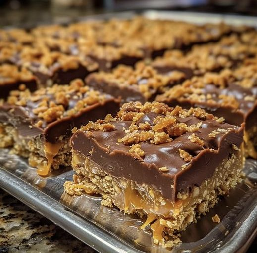 Butterfinger Caramel Crunch Bars