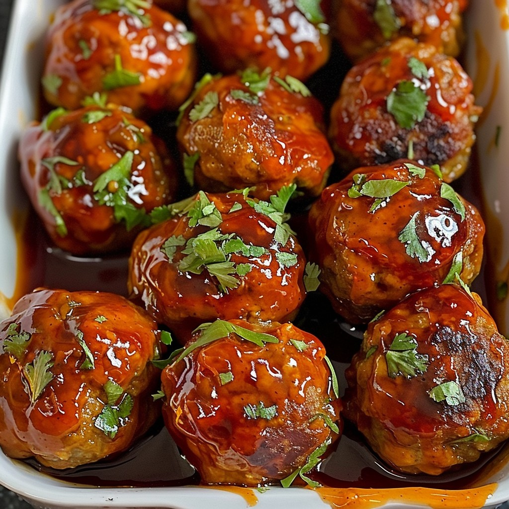 HONEY BBQ MEATBALLS