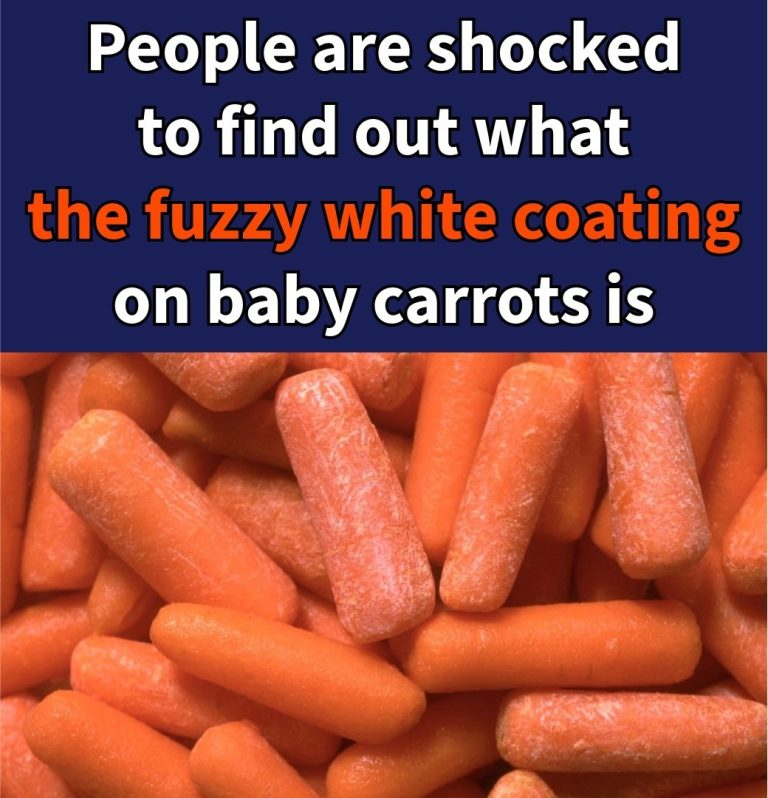 I had no idea Mom used to throw away baby carrots with white stuff on them.