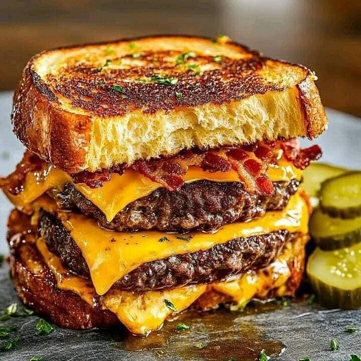  Bacon Cheeseburger Grilled Cheese 