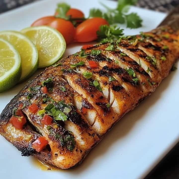 Spicy Grilled Trout