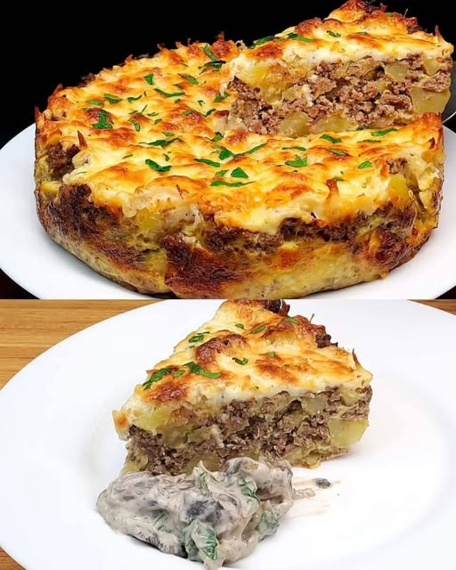 Cheesy Baked Beef and Egg Casserole: A Hearty and Comforting Meal