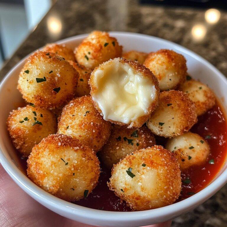 Parmesan and mozzarella bites