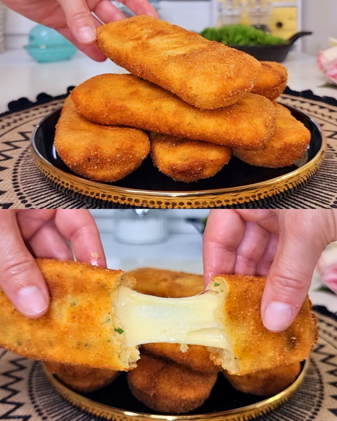 Potato and Cheese Fritters