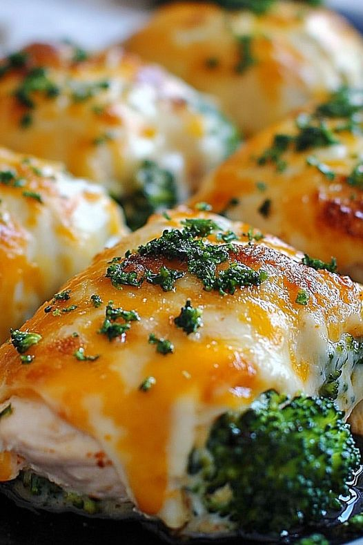 Broccoli Cheddar Chicken Rollups