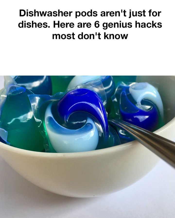 Dishwasher Pods Aren’t Just for Dishes: 6 Genius Hacks You Need to Know!!