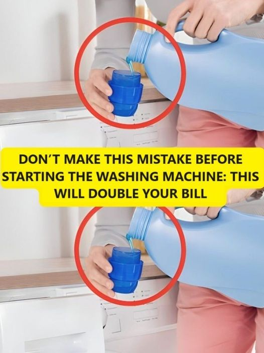 DON’T MAKE THIS MISTAKE BEFORE STARTING THE WASHING MACHINE: THIS WILL DOUBLE YOUR BILL