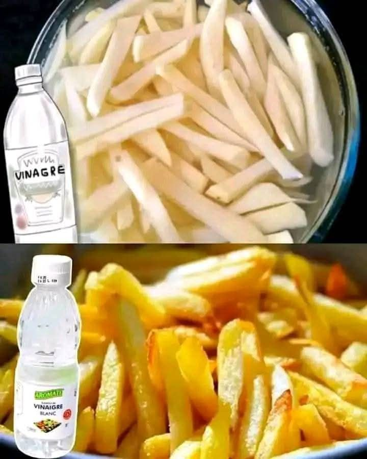 Perfect Crispy French Fries with Vinegar Soak